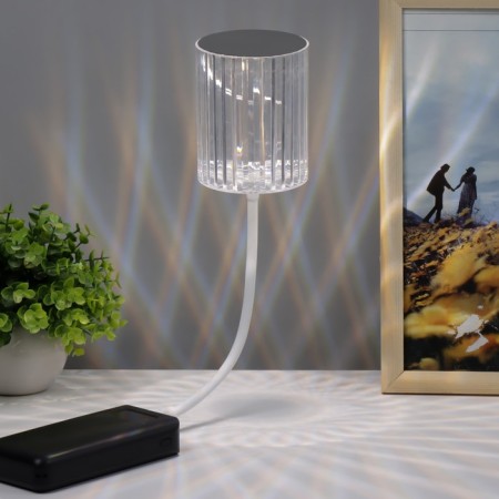 Olandi lamp LED touch 3000-6000K 5W USB 10x10x15cm Risalux-1