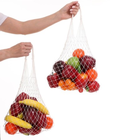 Black ALOSKA 6 liter, 38 cm, handle 18 cm, cell 2 cm, dense nylon, set 2 pcs-1