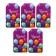 A set of nameplate "wishes" purple background, 4 types, 20 pieces, 5.5 x 8 cm