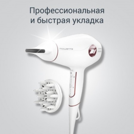 Feng Rowenta CV6135F0, 2400 W, 2 speeds, 3 temperature conditions, white-1