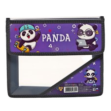 A5 notebook folder (230 x 190 x 50 mm), with Velcro valve, plastic/textiles, PM-A5-03 