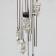 Wind Music Metal, plastic "Eagle on a branch" 5 tubes 60 cm