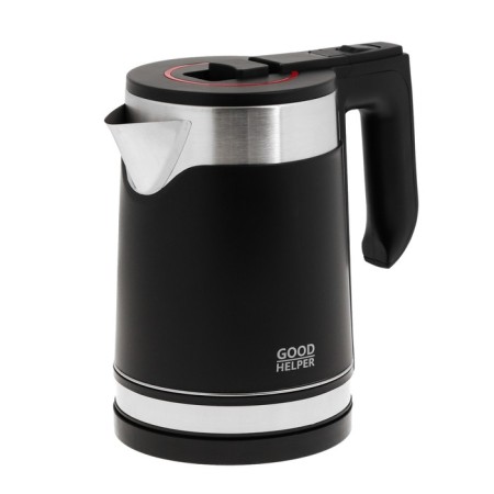 Electric kettle Goodhelper KPS-185C, plastic, Metal flask, 1.8 l, 1800 watts, black