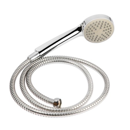 Bath mixer RMS SL115-142E, two-wound, short spout, with a shower set, chrome-5