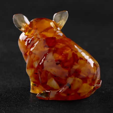Souvenir "Pig", amber-3