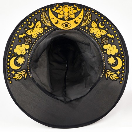 Carnival set "Dark Witch": Hat, collar-6