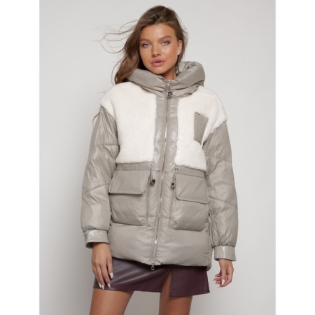 Winter jacket, size 52, light brown color-6
