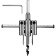 Drill adjustable "bison" 29440-120, on wood, double-cutting, D 40-120 mm, cut 1-30 mm