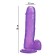 Falloimitator Oka-Khpoki, realistic, on suction cup, gel, 18 x 3.5 cm, purple