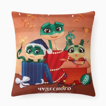 Pillow Ethel "Gifts" Ethel 40x40 cm, 100% p/e, velor-5