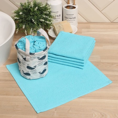 Set of terry decorative napkins Ethel Kita 30x30sm-5pcs, 100% cotton