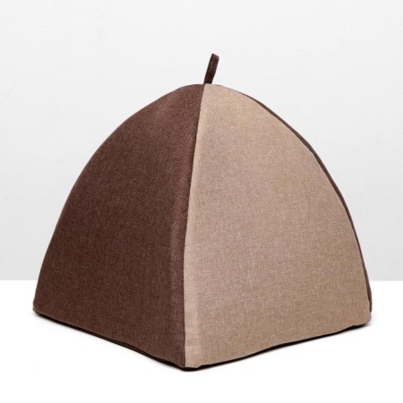 House "Vigva", Rogozhka, Foamen, 40 x 40 x 42 cm, beige/brown-1