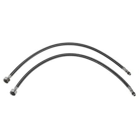 Zein Z15F sink mixer, short-clown, crane boux 1/2 ", stainless steel, black-4