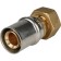 Stout SFP-0016-001220, 1/2 "x 20 mm, with a pitch nut, brass