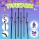 Tubes "Black Spiders", in the set 6 pcs., With silver