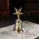 Bell "Star" brass 6.5x6.5x12.5 cm