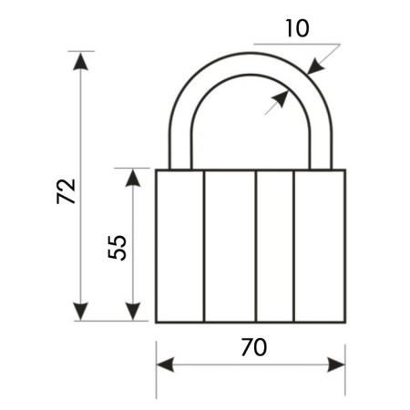 Sibrtekh-hinged castle ZNO2-M1, 70 mm-1