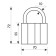 Sibrtekh-hinged castle ZNO2-M1, 70 mm