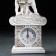 Table fireplace watches "Angels under an umbrella", h = 26 cm