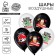 Latex balloon 12 "Fun to the man", 25 pcs.