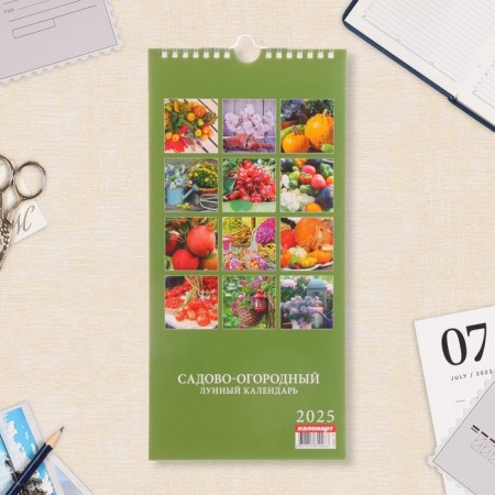 Calendar on the Rigel "Garden-Hogodorous" Lunar, 2025, 16.5 x 34 cm-2