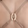 A set of fixers for straps, 4.5 × 3.4 cm, 3 pcs, black/white/beige color