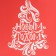 Laminated vertical “painted Christmas tree”, MS 18 x 23 x 10 cm, New Year
