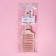 The comb is massage, wide, ventilated, 7.3 × 25.3 cm, mix color