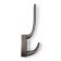 Furniture hook Cappio Sea, two -rod, zinc, color graphite