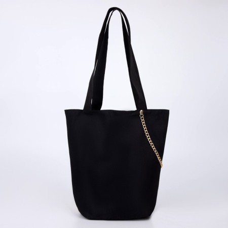 Bag-shoper Eva without lightning with lining, black color-6