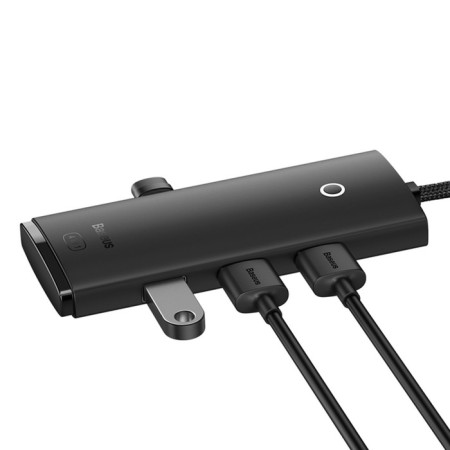 LEAD ANAPTER (HUB) Baseus, Type-C-4xUSB 3.0, 0.25 cm, Black-6