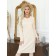 Female dress, size 52, milk color