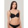 Women's bracket PEONY, size 75C, black color