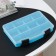 Organizer Plastic for storage, 9 departments, 19 × 13 × 3 cm, color mix