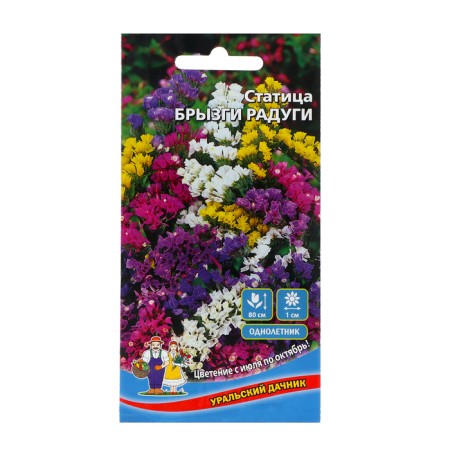 Flower seeds Statitsa "Spray Rainbow", 0, 1 g,