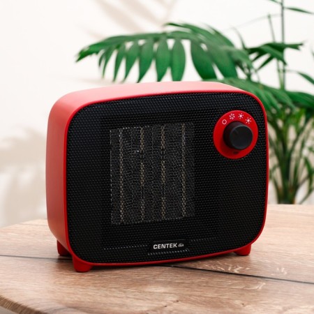 CENTEK CT-6022, ceramic, desktop, 1500 watts, 15 m², red
