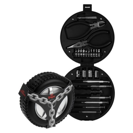 Tundra instruments set, gift plastic case "Wheel", 24 items