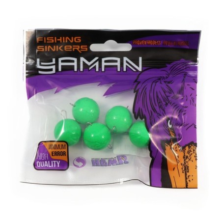 Cargo Cheburashka painted collapsible Yaman 5 pcs., 48 g, green-8