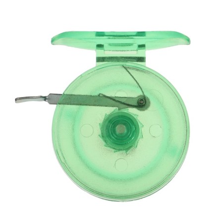 Inertial coil, plastic, diameter 6.5 cm, light green color, 808s-4