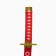Souvenir weapon "Katana Aka Nor", 72 cm, blade 51 cm/7 mm, wooden