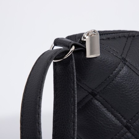 Bag Cross-Bodi with a zipper, black color-3