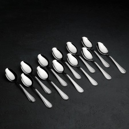 Tablespoon "Rapsodia", 20 cm, thickness 2 mm, silver color-1