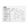 Metal tundra shelf, for power tools, shiga, screwdrivers and other tools