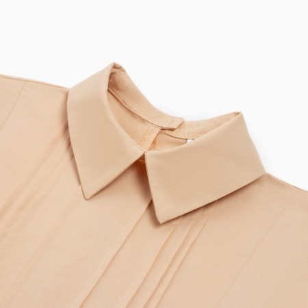 Women's costume (shirt, shorts) minku: enjoy is beige color, size 48-7