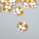 Buttons wood for creativity 2 punctures "puppy" set of 15 pcs 3x3 cm