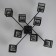 Caucasus "Cube" 8x60W E27 Black 61.5x61.5, x27cm