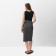 Women's skirt with Minaku: Safari color graphite, river 44