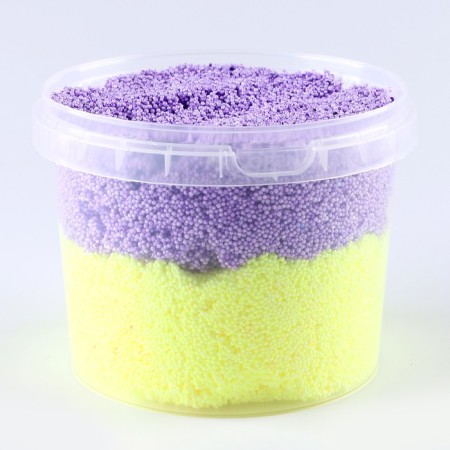 Ball plasticine, container 500 ml, two -tone, mix-3
