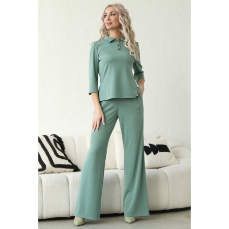 Female suit, size 46, mint color-7