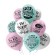 Shar Latex 12 “For you!”, Pastel, 2-sided, set 25 pcs., Mix